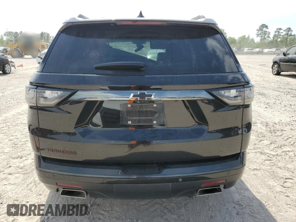 2021 Chevrolet Traverse Premier with VIN 1GNERKKW0MJ155132, listed as a Copart auction lot 53668635 with 91,501 mi miles and Salvage title. Bid and sale history available at DreamBid. Image 6.
