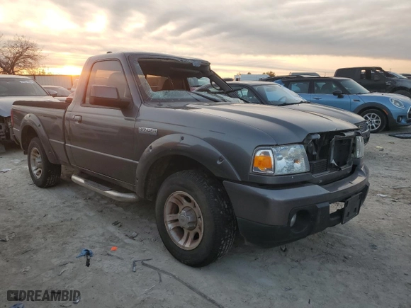 2008 Ford Ranger XL with VIN 1FTYR10U28PA45512, listed as a Copart auction lot 85021484 with 107,377 mi miles and Salvage Title. Bid and sale history available at carsss.com. Image 4.