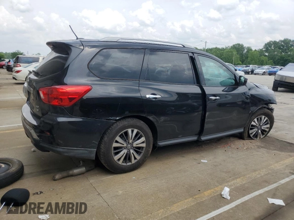 2018 Nissan Pathfinder SV with VIN 5N1DR2MM2JC625673, listed as a Copart auction lot 60851035 with 120,790 mi miles and Salvage title. Bid and sale history available at DreamBid. Image 3.