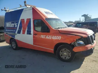 2012 Nissan NV SV with VIN 1N6AF0LY9CN109517, listed as a Copart auction lot 48440255 with 207,365 mi miles and Salvage Title. Bid and sale history available at carsss.com. Image 4.