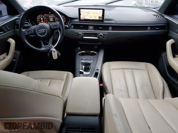 2017 Audi A4 Premium Plus with VIN WAULNAF4XHN021450, listed as a Copart auction lot 42375865 with 78,204 mi miles and Salvage Title. Bid and sale history available at carsss.com. Image 8.