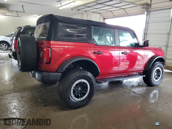 2021 Ford Bronco с VIN 1FMEE5DP8MLA72186, выставлен на аукционе Copart как лот 54100605 с пробегом 60 653 миль миль и Списание • Salvage title. История ставок и продаж доступна на DreamBid. Изображение 3.