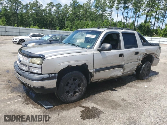 2004 Chevrolet Avalanche Z71 with VIN 3GNEK12TX4G158528, listed as a Copart auction lot 61128485 with 185,299 mi miles and Salvage title. Bid and sale history available at DreamBid. Image 1.