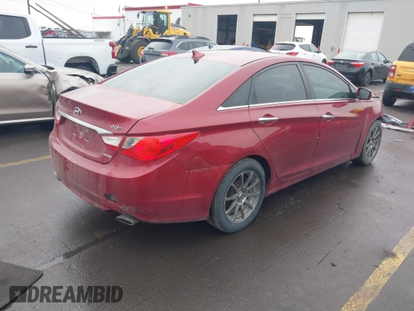 2011 Hyundai Sonata Limited with VIN 5NPEC4AB2BH256067, listed as a IAAI auction lot 41180409 with 166,349 mi miles and . Bid and sale history available at carsss.com. Image 4.
