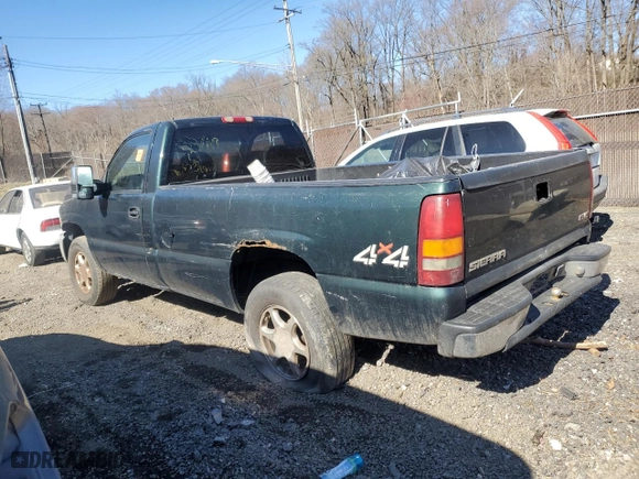 2003 GMC Sierra 1500 Work Truck with VIN 1GTEK14V03E379858, listed as a Copart auction lot 50014155 with 0 mi miles and Salvage Title. Bid and sale history available at carsss.com. Image 2.