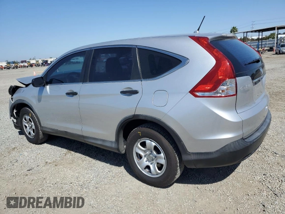 2013 Honda CR-V LX with VIN 2HKRM3H32DH514162, listed as a Copart auction lot 57850865 with 155,589 mi miles and Salvage title. Bid and sale history available at DreamBid. Image 2.