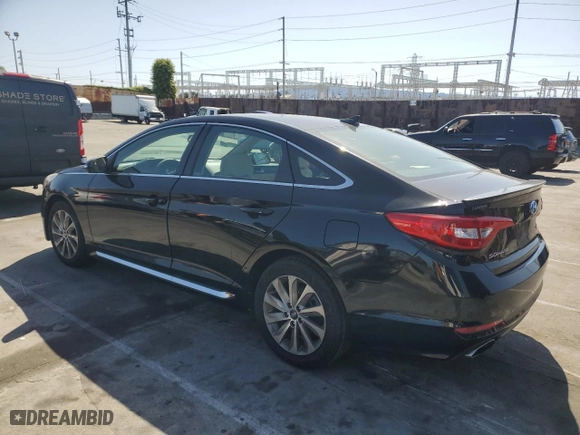 2015 Hyundai Sonata 2.4L Sport with VIN 5NPE34AF1FH106363, listed as a Copart auction lot 52048685 with 61,128 mi miles and Salvage Title. Bid and sale history available at carsss.com. Image 2.