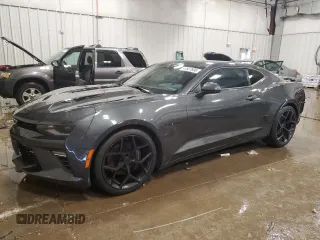 2018 Chevrolet Camaro 2SS z VIN 1G1FH1R71J0190264, wystawiony jako Copart lot #41827695 z przebiegiem 91 749 mil mil oraz Szkoda całkowita • Salvage title. Historia ofert i sprzedaży dostępna na DreamBid. Obrazek 1.