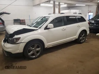 2017 Dodge Journey Crossroad Plus z VIN 3C4PDCGG1HT536297, wystawiony jako Copart lot #58489885 z przebiegiem 101 865 mil mil oraz Szkoda całkowita • Salvage title. Historia ofert i sprzedaży dostępna na DreamBid. Obrazek 1.