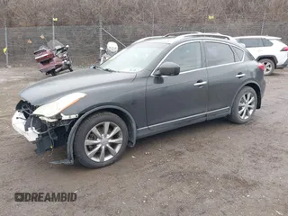 2012 Infiniti EX Journey with VIN JN1AJ0HR4CM450268, listed as a IAAI auction lot 41694446 with 160,023 mi miles. Bid and sale history available at carsss.com. Image 2.