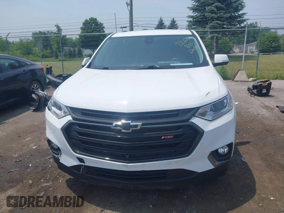 2021 Chevrolet Traverse RS with VIN 1GNERJKW8MJ122678, listed as a IAAI auction lot 42493317 with 56,521 mi miles and . Bid and sale history available at DreamBid. Image 12.