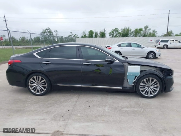 2019 Hyundai Genesis 5.0L with VIN KMHGN4JF4KU291345, listed as a IAAI auction lot 41973574 with 68,924 mi miles. Bid and sale history available at carsss.com. Image 14.