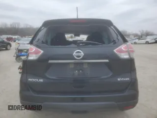 2016 Nissan Rogue SV with VIN KNMAT2MV2GP658479, listed as a Copart auction lot 44925995 with 92,788 mi miles and Salvage Title. Bid and sale history available at carsss.com. Image 6.
