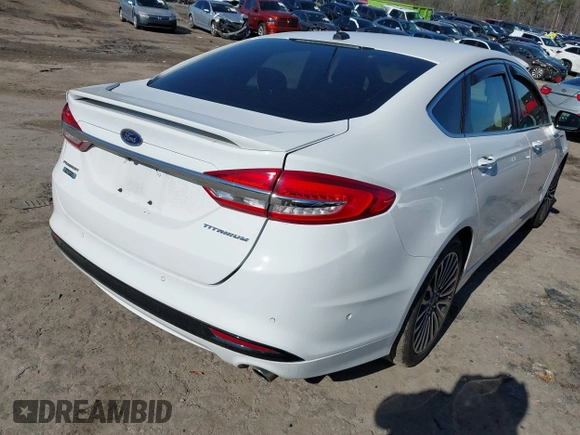 2017 Ford Fusion Titanium with VIN 3FA6P0SU3HR152006, listed as a IAAI auction lot 41423485 with 183,547 mi miles and . Bid and sale history available at carsss.com. Image 4.