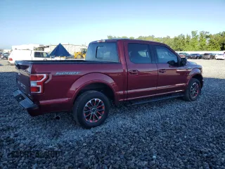 2018 Ford F-150 XL with VIN 1FTEW1CP0JFD02261, listed as a Copart auction lot 61850405 with 107,299 mi miles and Salvage title. Bid and sale history available at DreamBid. Image 3.