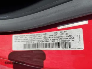 2010 Volkswagen Beetle с VIN 3VWPW3AG8AM017389, выставлен на аукционе Copart как лот 55821415 с пробегом 117 861 миль миль и Списание • Salvage title. История ставок и продаж доступна на DreamBid. Изображение 12.