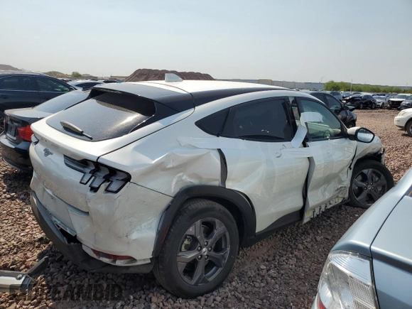 2021 Ford Mustang Mach-E Select with VIN 3FMTK1RMXMMA58666, listed as a Copart auction lot 64401675 with Not provided miles and Salvage title. Bid and sale history available at DreamBid. Image 3.