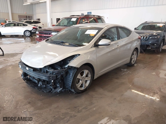 2016 Hyundai Elantra SE with VIN 5NPDH4AE2GH746460, listed as a IAAI auction lot 41571025 with 124,984 mi miles. Bid and sale history available at carsss.com. Image 19.