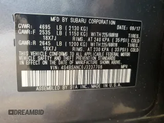 2018 Subaru Outback Limited with VIN 4S4BSANC0J3237708, listed as a Copart auction lot 63428315 with 138,913 mi miles and Clean title. Bid and sale history available at DreamBid. Image 13.
