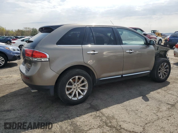 2012 Lincoln MKX with VIN 2LMDJ8JK9CBL16285, listed as a Copart auction lot 52931105 with 89,048 mi miles and Salvage Title. Bid and sale history available at DreamBid. Image 3.