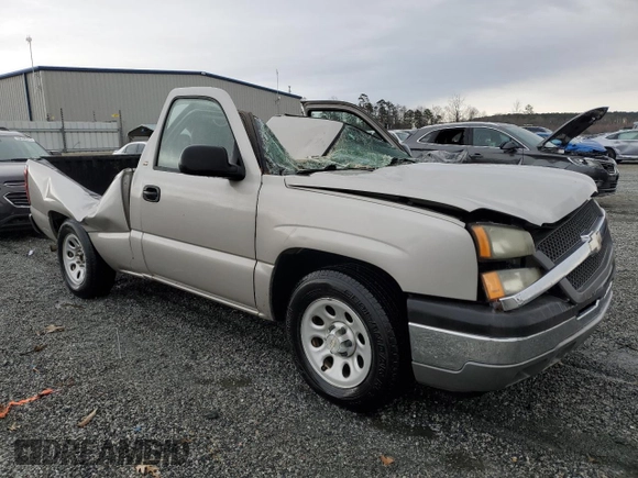 2005 Chevrolet Silverado 1500 Work Truck with VIN 1GCEC14V85Z316676, listed as a Copart auction lot 48424985 with 51,310 mi miles and Non Repairable. Bid and sale history available at DreamBid. Image 4.