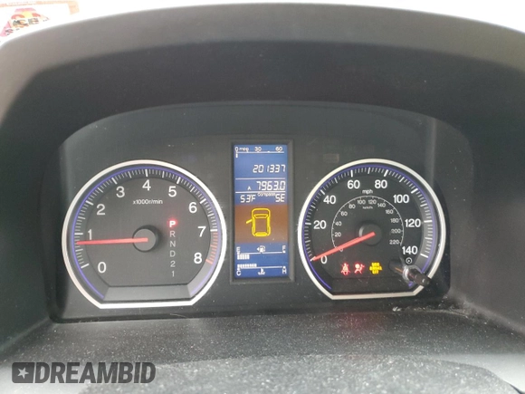 2010 Honda CR-V EX-L z VIN 5J6RE4H79AL017438, wystawiony jako Copart lot #58066005 z przebiegiem 201 337 mil mil oraz Szkoda całkowita • Salvage title. Historia ofert i sprzedaży dostępna na DreamBid. Obrazek 9.