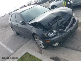 2001 Lexus IS 300 with VIN JTHBD182310028321, listed as a IAAI auction lot 41558004 with 123,344 mi miles. Bid and sale history available at carsss.com. Image 1.