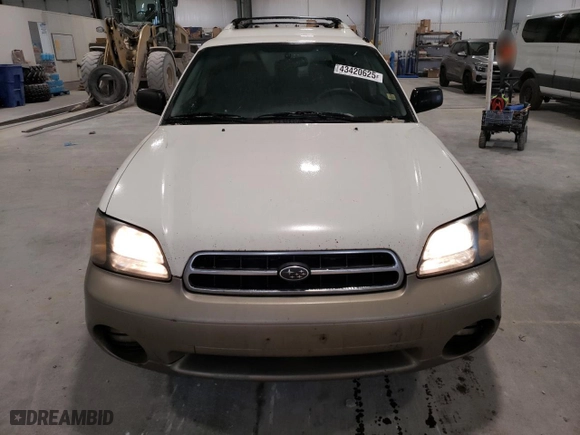 2000 Subaru Legacy Wagon Outback w/RB Equip with VIN 4S3BH6658Y7655596, listed as a Copart auction lot 43420625 with 292,367 mi miles and Salvage Title. Bid and sale history available at carsss.com. Image 5.