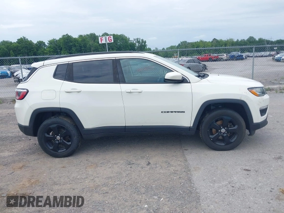 2019 Jeep Compass Latitude with VIN 3C4NJDBB8KT684116, listed as a IAAI auction lot 42596469 with 73,219 mi miles and . Bid and sale history available at DreamBid. Image 13.