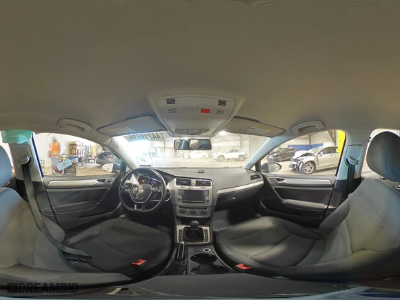 2017 Volkswagen Golf S with VIN 3VW117AU3HM037674, listed as a Copart auction lot 44219535 with 87,687 mi miles and Salvage Title. Bid and sale history available at carsss.com. Image 14.