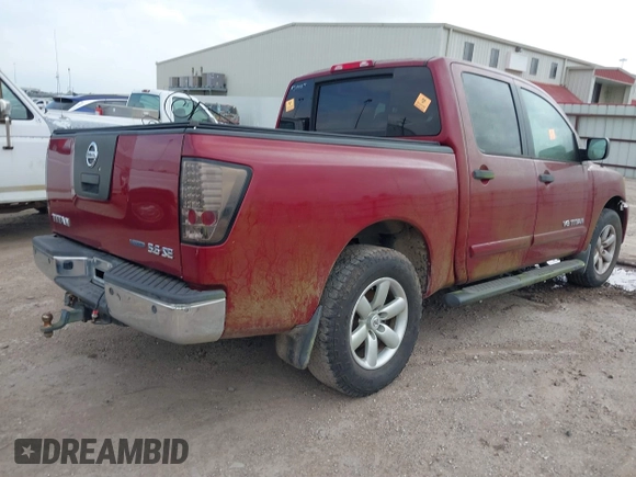 2008 Nissan Titan XE with VIN 1N6BA07D78N343298, listed as a IAAI auction lot 41686742 with Not Provided miles and . Bid and sale history available at DreamBid. Image 4.