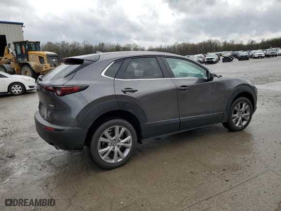 2020 Mazda CX-30 Preferred Package with VIN 3MVDMBDL4LM107090, listed as a Copart auction lot 53789765 with 33,704 mi miles and Salvage Title. Bid and sale history available at carsss.com. Image 3.
