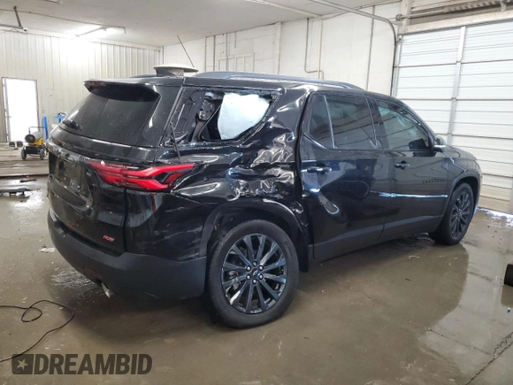 2023 Chevrolet Traverse RS with VIN 1GNERJKW2PJ210999, listed as a Copart auction lot 46624645 with 24,146 mi miles and Salvage Title. Bid and sale history available at carsss.com. Image 3.