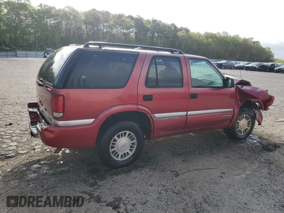 2001 GMC Jimmy SLE with VIN 1GKDT13W912214882, listed as a Copart auction lot 51258815 with 261,664 mi miles and Salvage Title. Bid and sale history available at carsss.com. Image 3.