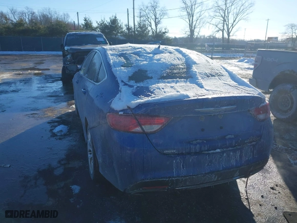 2015 Chrysler 200 C with VIN 1C3CCCEG4FN512775, listed as a IAAI auction lot 41319467 with 182,068 mi miles. Bid and sale history available at carsss.com. Image 3.