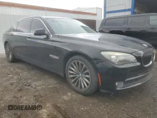 2011 BMW 7 Series 750Li with VIN WBAKB8C53BCY66203, listed as a Copart auction lot 55884985 with 87,593 mi miles and Clean title. Bid and sale history available at DreamBid. Image 4.