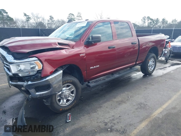 2021 Ram 2500 Tradesman with VIN 3C6UR5CJ5MG695738, listed as a IAAI auction lot 41463849 with 99,735 mi miles. Bid and sale history available at carsss.com. Image 2.
