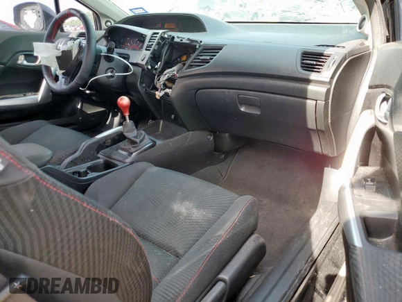 2012 Honda Civic Si with VIN 2HGFG4A5XCH708989, listed as a Copart auction lot 60487425 with Not provided miles and Salvage title. Bid and sale history available at DreamBid. Image 11.