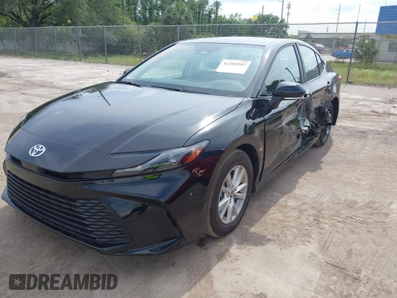 2025 Toyota Camry LE with VIN 4T1DAACK2SU546534, listed as a IAAI auction lot 42202582 with 11,087 mi miles and . Bid and sale history available at DreamBid. Image 17.