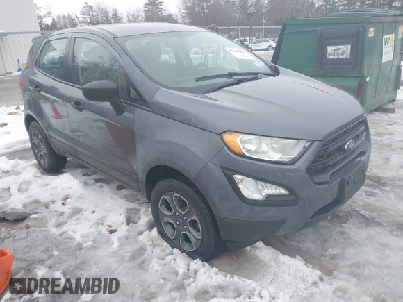 2020 Ford EcoSport S with VIN MAJ6S3FLXLC333600, listed as a IAAI auction lot 41546361 with 47,834 mi miles and . Bid and sale history available at DreamBid. Image 1.