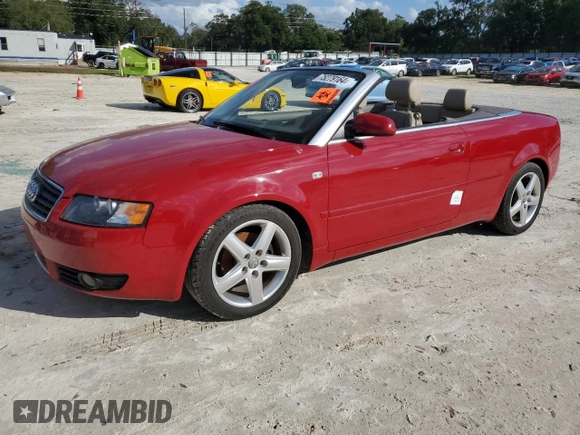 2003 Audi A4 1.8T with VIN WAUAC48H93K017897, listed as a Copart auction lot 75279164 with 177,501 mi miles and Salvage Title. Bid and sale history available at carsss.com. Image 1.