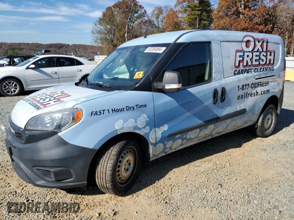 2020 Ram ProMaster City Cargo Van Tradesman with VIN ZFBHRFAB0L6P77729, listed as a Copart auction lot 50276145 with 76,045 mi miles and Salvage Title. Bid and sale history available at carsss.com. Image 1.