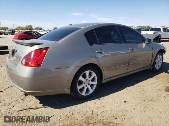 2008 Nissan Maxima 3.5 SL with VIN 1N4BA41E78C828215, listed as a Copart auction lot 73222714 with 124,800 mi miles and Salvage Title. Bid and sale history available at carsss.com. Image 3.