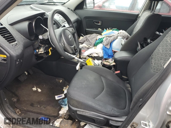 2010 Kia Soul + with VIN KNDJT2A25A7703092, listed as a Copart auction lot 49730235 with 77,504 mi miles and Salvage Title. Bid and sale history available at DreamBid. Image 7.