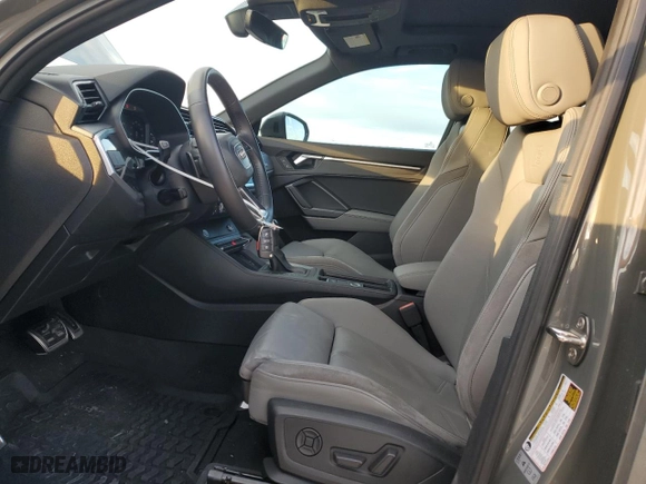 2020 Audi Q3 S line Premium Plus with VIN WA1EECF37L1040417, listed as a Copart auction lot 83485794 with 36,833 mi miles and Salvage Title. Bid and sale history available at carsss.com. Image 7.