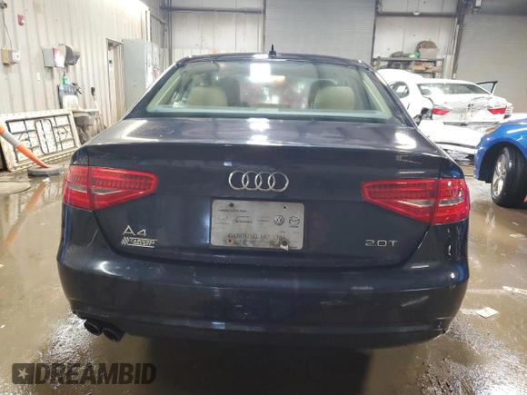2013 Audi A4 Premium with VIN WAUAFAFL7DN034517, listed as a Copart auction lot 50344215 with 144,559 mi miles and Salvage Title. Bid and sale history available at carsss.com. Image 6.