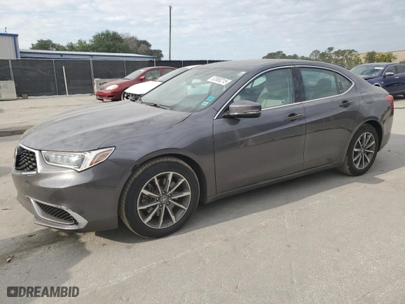 2019 Acura TLX with VIN 19UUB1F38KA008655, listed as a Copart auction lot 52680215 with 52,994 mi miles and Salvage Title. Bid and sale history available at carsss.com. Image 1.