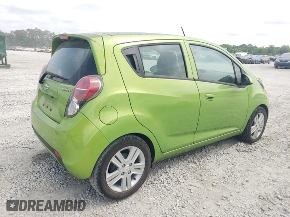 2014 Chevrolet Spark LT with VIN KL8CD6S99EC592674, listed as a Copart auction lot 52718415 with 109,869 mi miles and Clean Title. Bid and sale history available at carsss.com. Image 3.