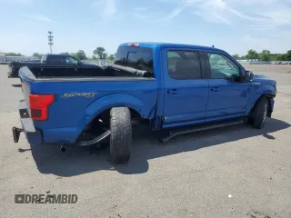 2018 Ford F-150 XL with VIN 1FTEW1E57JKF38196, listed as a Copart auction lot 62701035 with 97,366 mi miles and Salvage title. Bid and sale history available at DreamBid. Image 3.