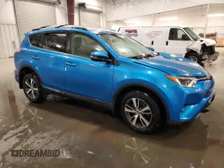 2018 Toyota RAV4 XLE with VIN JTMRFREV3JJ748218, listed as a Copart auction lot 44839665 with 74,791 mi miles and Salvage Title. Bid and sale history available at DreamBid. Image 4.